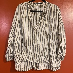 Anthropologie x Nico Nicholson & Nicholson Striped Dolman Blouse
